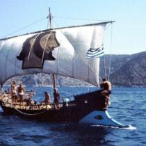 Argo under sail